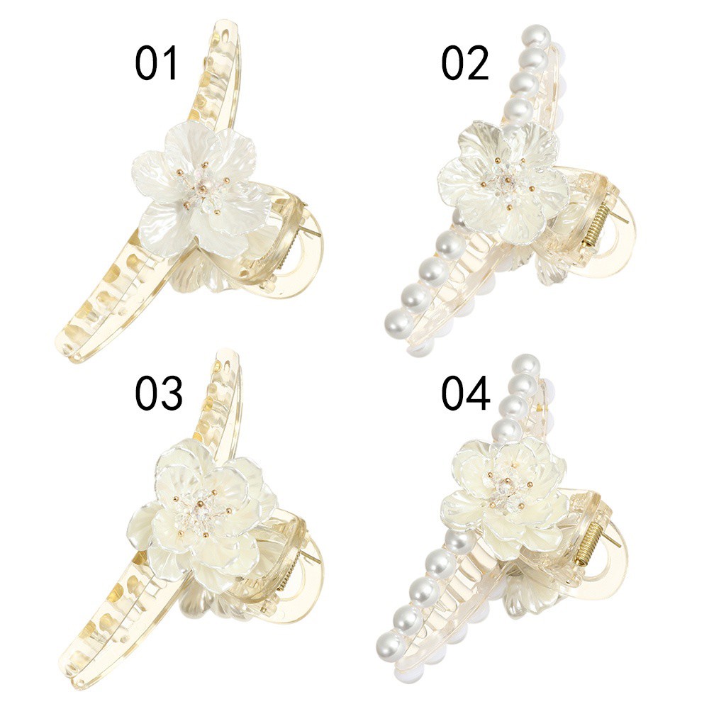 Kẹp Tóc Càng Cua Hình Hoa Chống Trượt Thời Trang Cho Nữ Mihan1