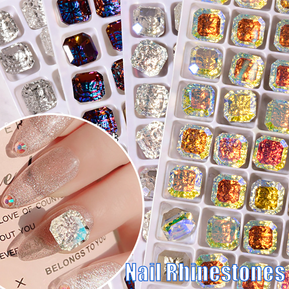 Set 10 Phụ Kiện Hoa Sen 3D Tự Đính Trang Trí Móng Tay