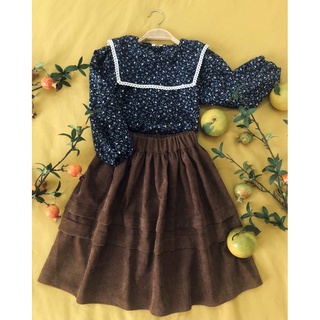 Chân váy bé gái - vintage