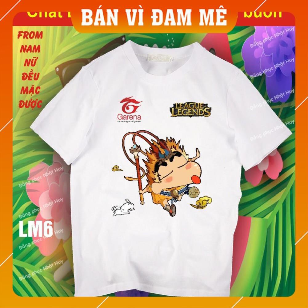 [Mặc Là SANG]  áo thun game Liên minh huyền thoại lol LM5, chất đẹp, bao đổi trả,phông, yasuo, teamo,leesin