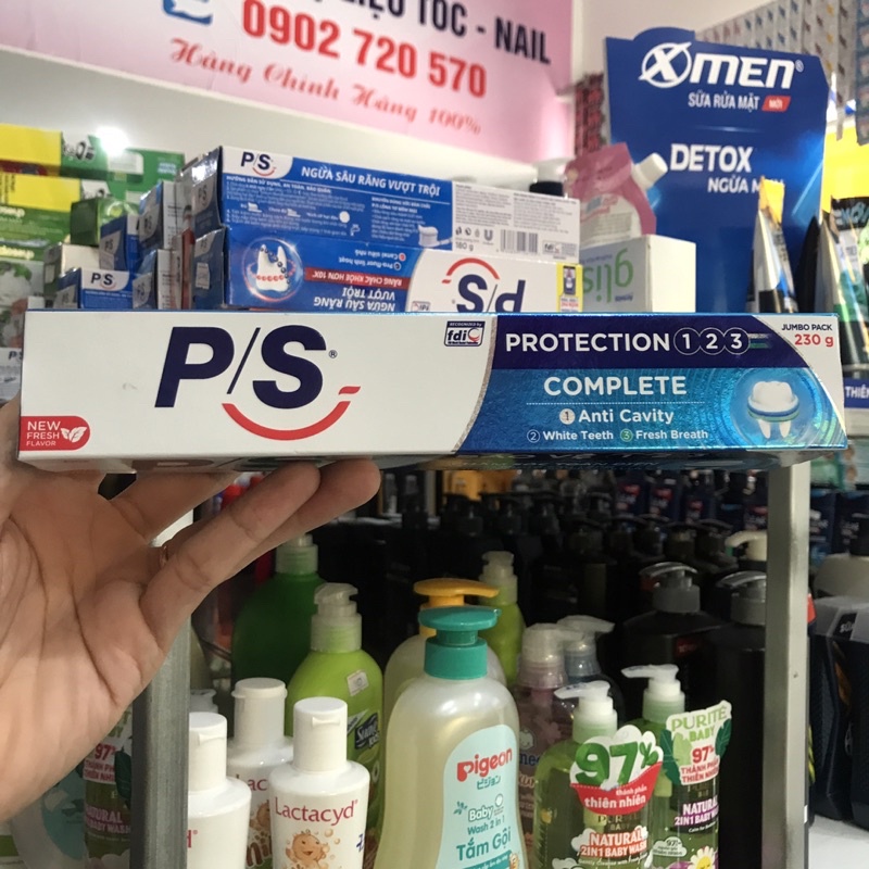 Kem đánh răng P/S bảo vệ 123 chăm sóc toàn diện 230g.