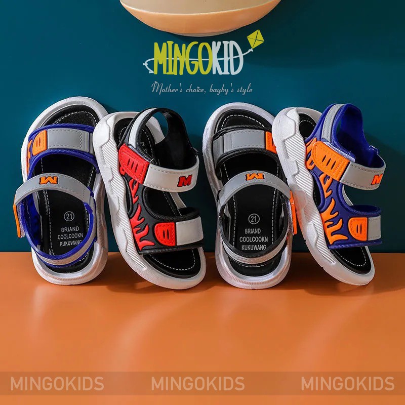 Dép Sandal Đế Mềm Mùa Hè Cho Bé 2021 MG66 chống trượt Dép xăng đan MingoKids