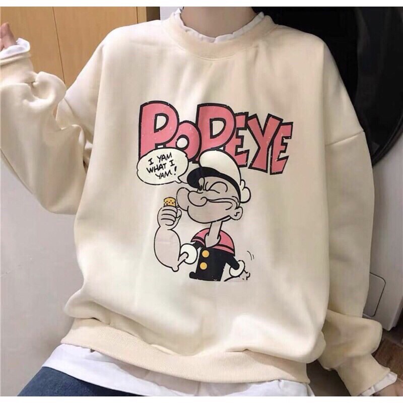 Áo Sweater Nỉ POPEYE Unisex Siêu Hot