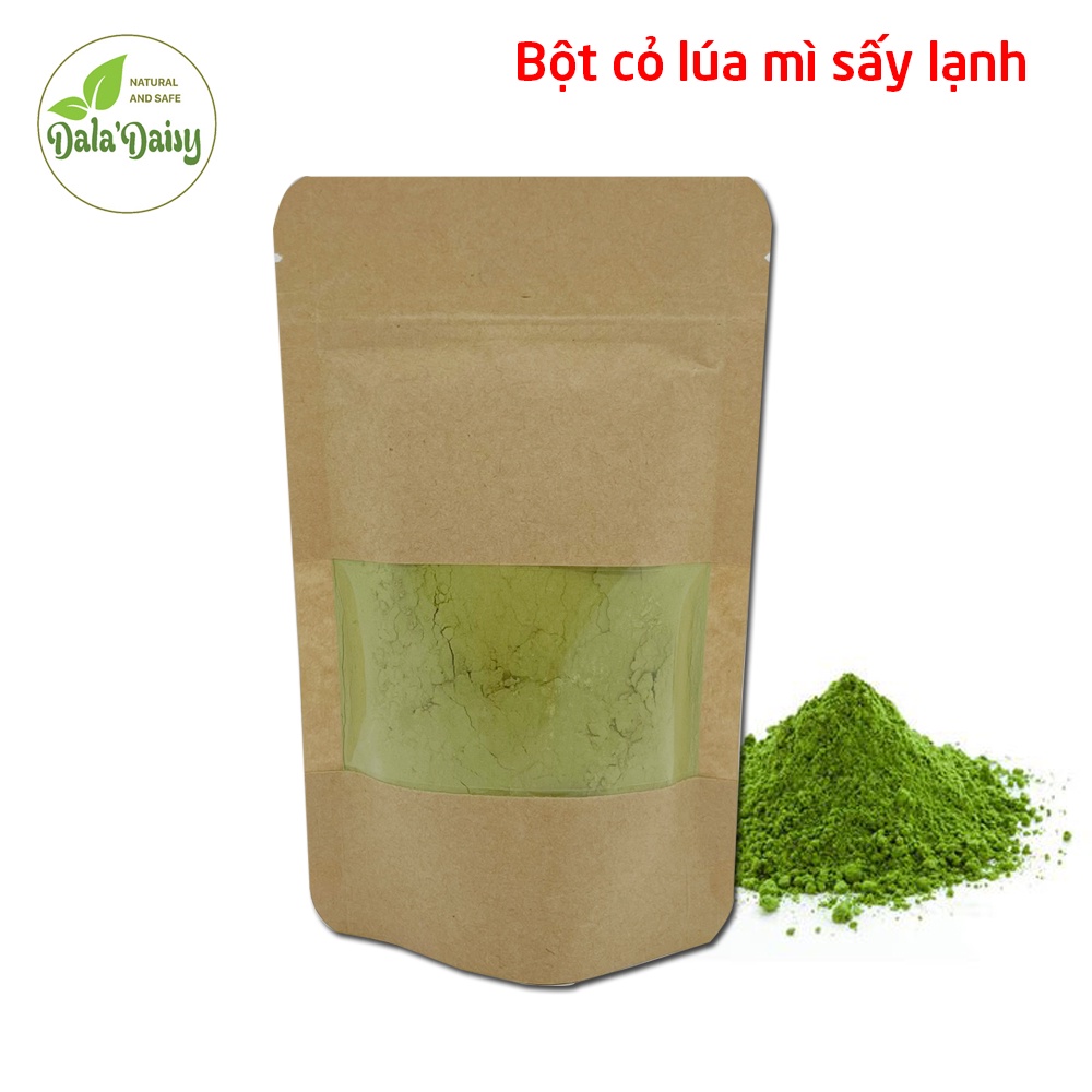 Bột cỏ lúa mì hữu cơ sấy lạnh túi 100g Hỗ trợ thải độc Gan và Máu, Ngăn ngừa và hỗ trợ tiểu đường, Hỗ trợ tiêu hóa, giảm