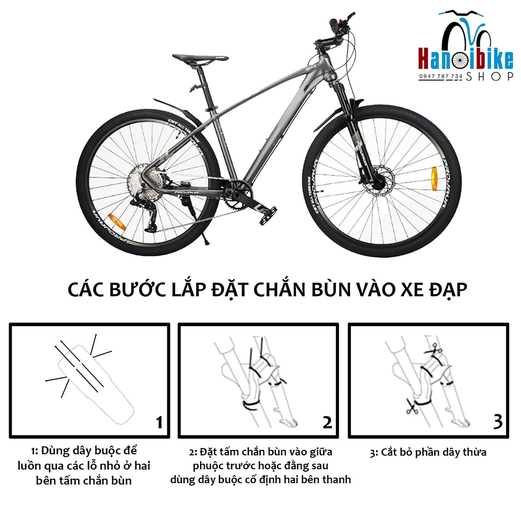 Chắn bùn Enlee cho xe đạp thể thao