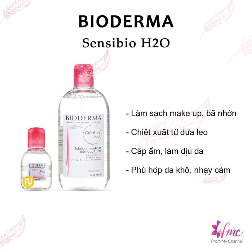 Tẩy trang Bio Hồng cho da khô, nhạy cảm đến hỗn hợp thiên khô + Tặng 1 túi chườm giảm đau bụng