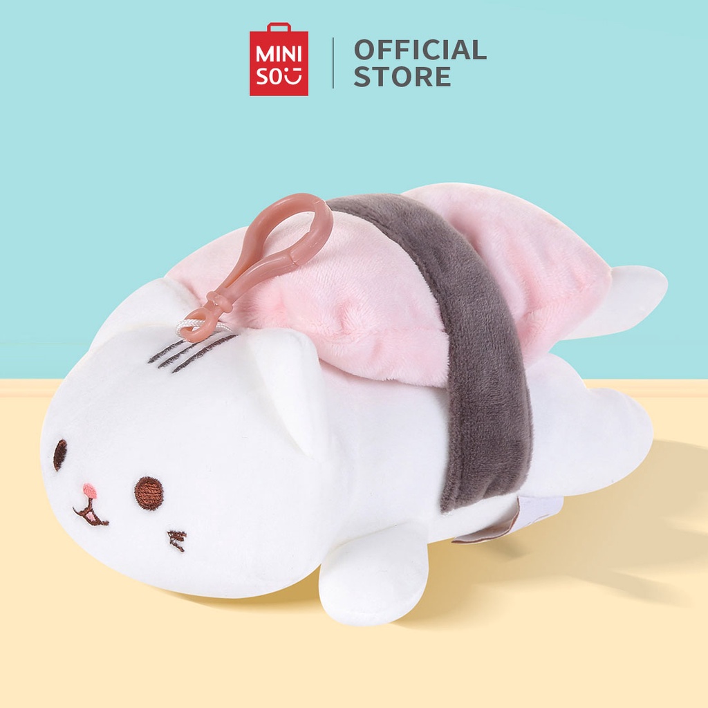 Đồ trang trí túi xách mèo sushi Miniso (Nhiều màu)