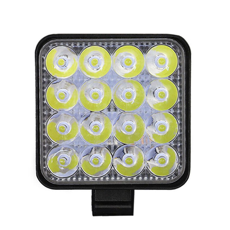 Đèn LED Hỗ Trợ Làm Việc 16 Bóng 48W 12V / 24V Cho Xe Ô Tô