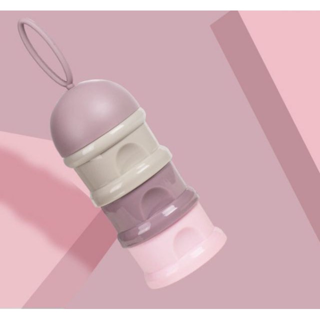 Bộ chia sữa và đồ ăn 3 ngăn dày đục xịn tiện dụng