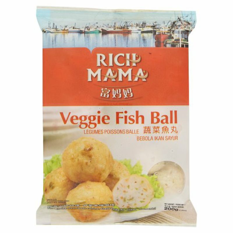 Cá Viên Nhân phô mai Rich MaMa- Cheese Fish Ball - Now Ship - GrabExpress