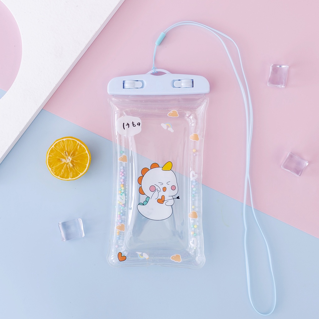 Túi Đựng Điện Thoại Siêu Mỏng Chống Nước Ip68 Họa Tiết Hoạt Hình