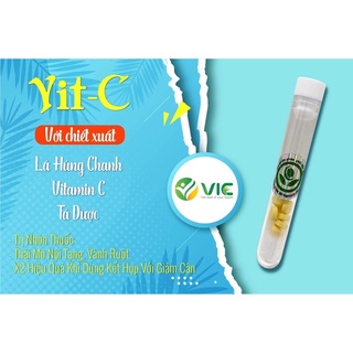 Ống kẹo vit c siết eo, khử mỡ