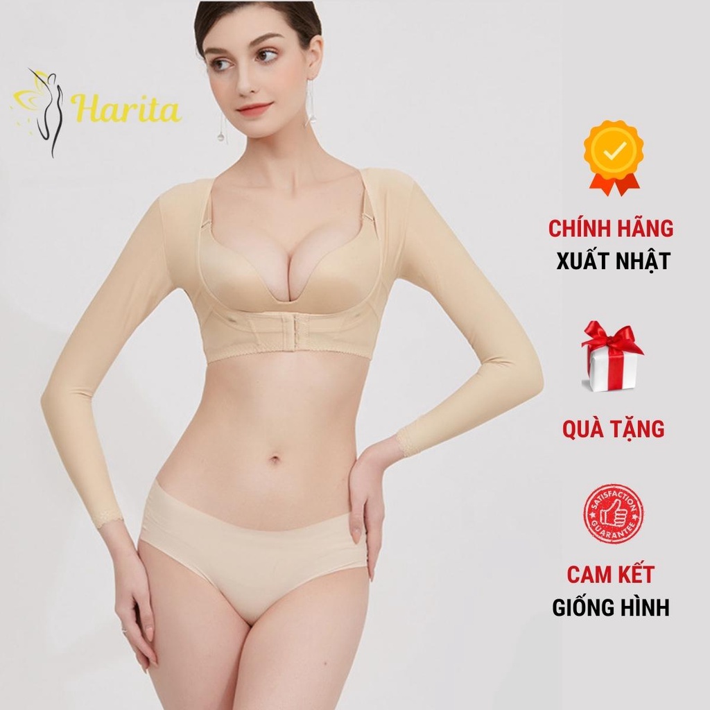 Áo lót định hình nâng ngực giảm mỡ gen nịt thon gọn bắp tay xuất Nhật sau phẫu thuật, hút mỡ