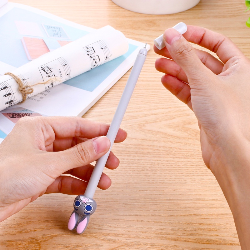 1 Bút Mực Nước Ngòi 0.5mm Hình Thỏ Dễ Thương