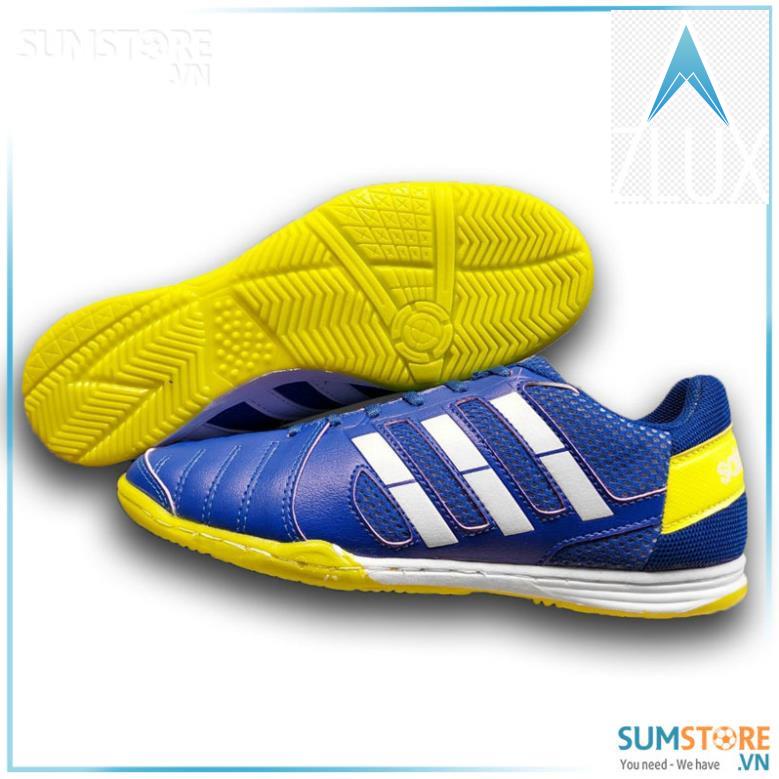 👳 Giày Đá Bóng Đế Bằng WB Sala Xanh Bích - Giày Đá Banh Futsal Cao Cấp 2021 * 👳