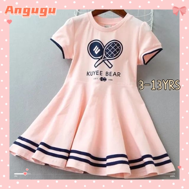 Đầm Công Chúa Mùa Hè Tay Ngắn Dễ Thương Cho Bé Gái Từ 3 Đến 4 Đến 5-6 - 7 Đến 8 Đến 9 Đến 10 Đến 11 Đến 12 Tuổi