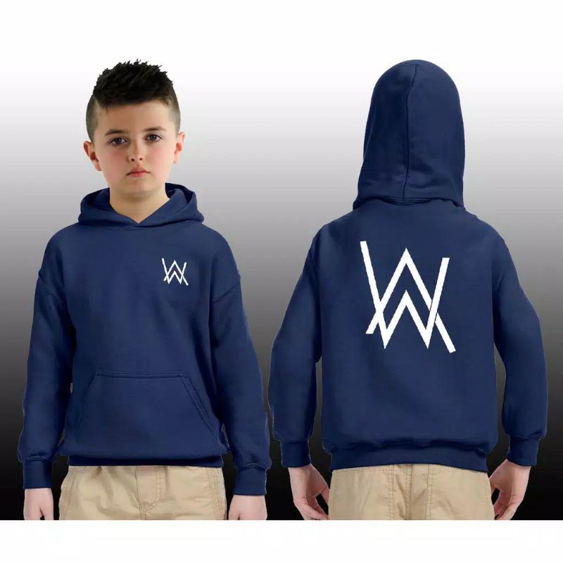 Áo Khoác Hoodie In Hình Alan Walker Thời Trang Cho Bé