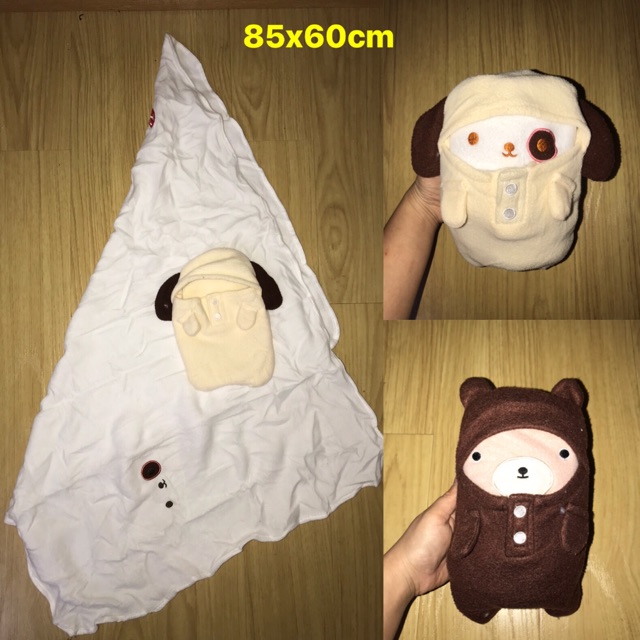 Chăn- Mền xếp gọn hình thú cho bé (đồ si tuyển)