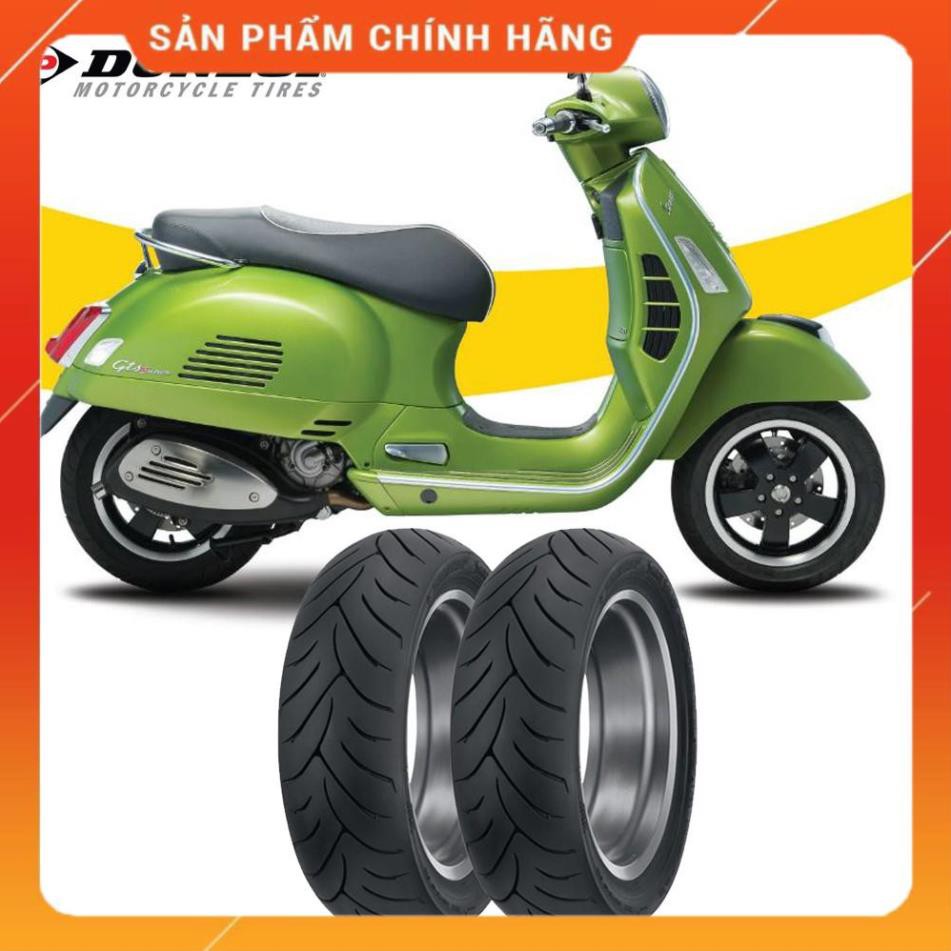 Lốp ( Vỏ )  xe Vespa GTS Dunlop SCOOTSMART trước 120/70-12 TL hoặc sau 130/70-12 TL _ Lốp Trung Thành