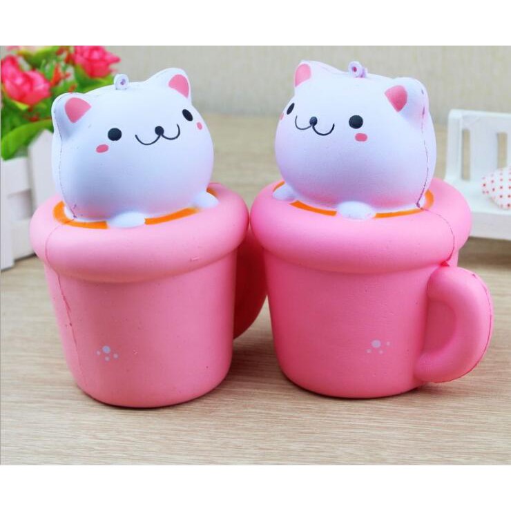 Đồ Chơi Squishy Hình Mèo Dễ Thương