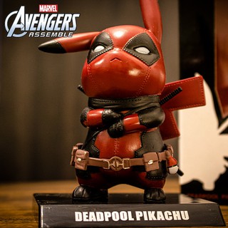Mô hình Pikachu cosplay  (Pikachu x Deadpool)