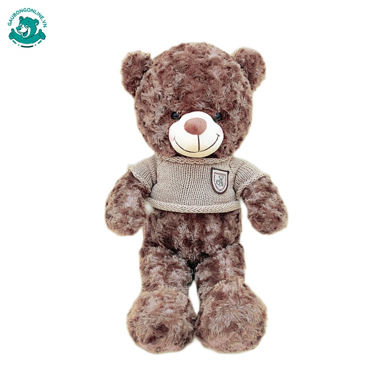 Gấu Bông Teddy Lông Xoắn Má Hồng Cao Cấp Gấu Bông Online