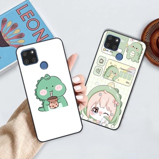 Ốp Realme C12 / C15 in hình khủng long Dino siêu dễ thương