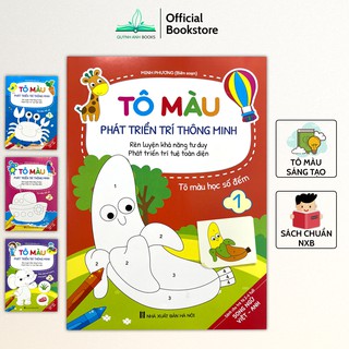 Sách - Tô màu phát triển trí thông minh song ngữ Việt Anh dành cho trẻ 2-6 tuổi (Bộ 8 quyển) - NPH Việt Hà