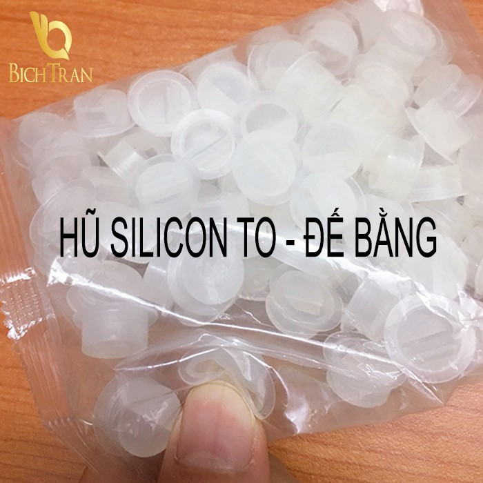 Chum  đựng mực trong phun silicon và  nhựa, hũ đựng mực (túi 100 cái)