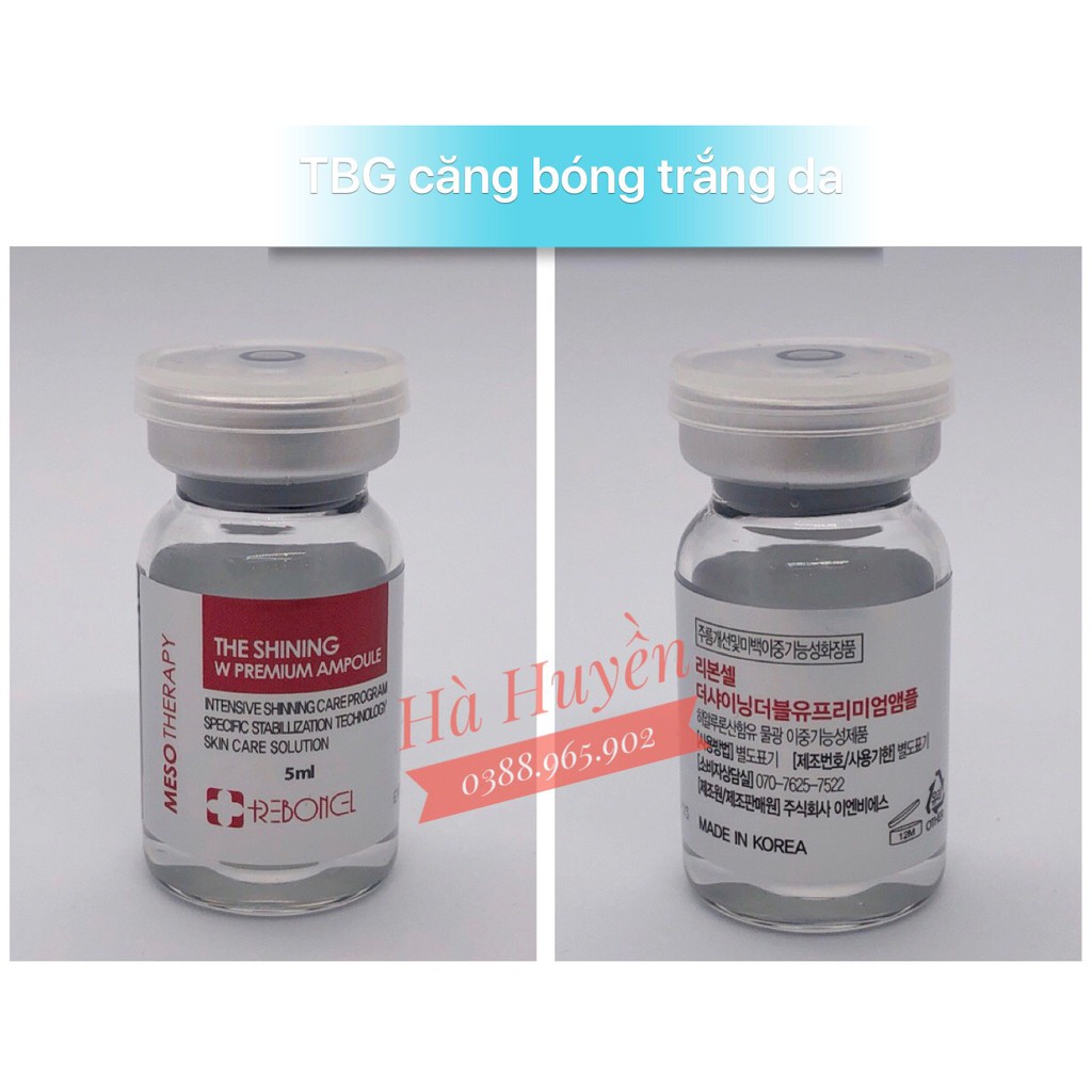 Tế bào gốc căng bóng trắng da Shining W Reborncell( Lẻ theo lọ)
