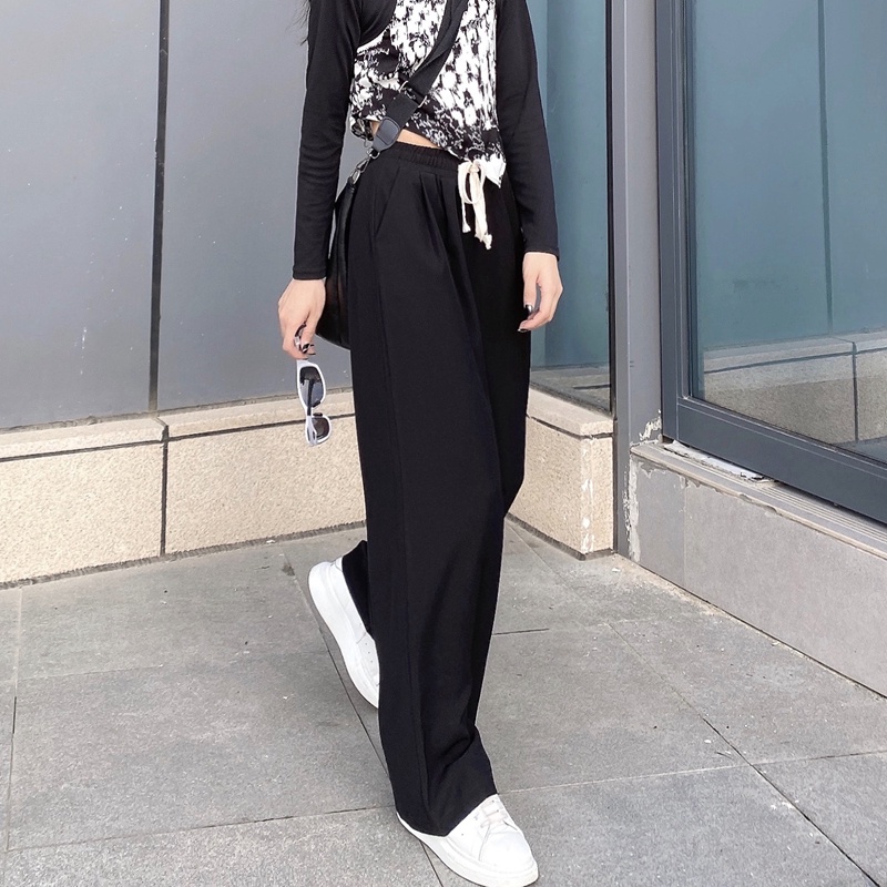 NRVP Quần Thể Thao Dài Dáng Rộng Phong Cách Thời Trang Hàn Quốc