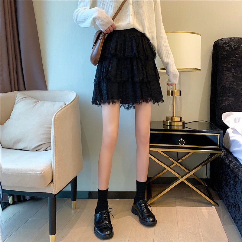 Chân Váy Chữ A Lưng Cao Xếp Tầng Thời Trang Mùa Hè Phong Cách Hàn Quốc Hàng Mới Dành Cho Bạn Nữ 2021