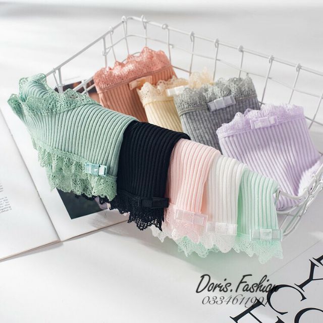 CÓ SIZE ĐẠI-Quần lót nữ,quần cotton gân tăm viền ren kháng khuẩn | BigBuy360 - bigbuy360.vn