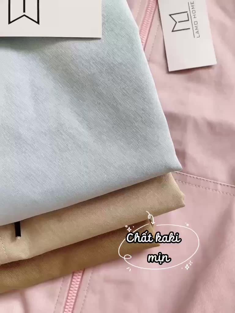 Áo khoác nữ kaki phong cách Hàn Quốc, form rộng, chống nắng Lamo Home  A008 | BigBuy360 - bigbuy360.vn
