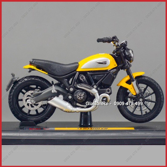 Xe Mô Hình Ducati Scrambler Tỉ Lệ 1:18 - Maisto - 8807