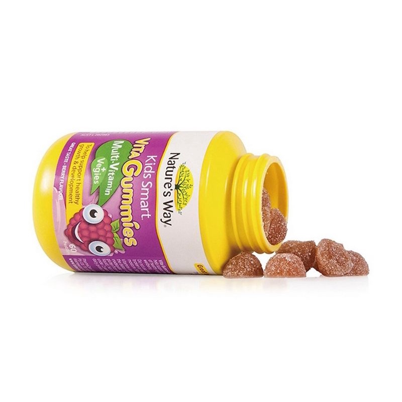 Vitamin Nature's Way Kids Smart VITA Gummies Multi-Vitamin +Vegies ( rau củ)