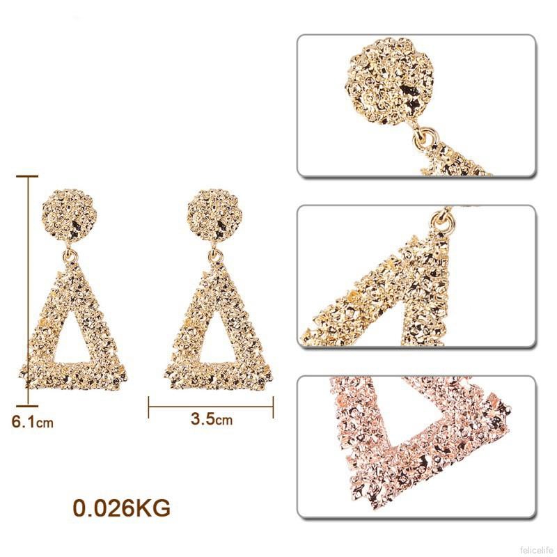 Bông tai hợp kim hình mặt trăng / mặt trời xinh xắn