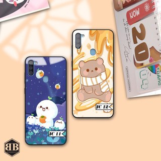Ốp lưng kính cường lực Samsung Galaxy A11 chất tốt