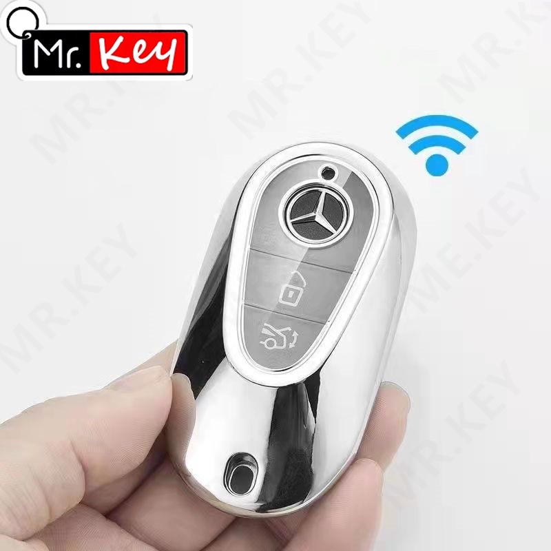 Vỏ Bảo Vệ Chìa Khóa Xe Hơi Mercedes Benz 2021 C Class S Class W223 S350 S400 S450 S500 C200 Bằng TPU