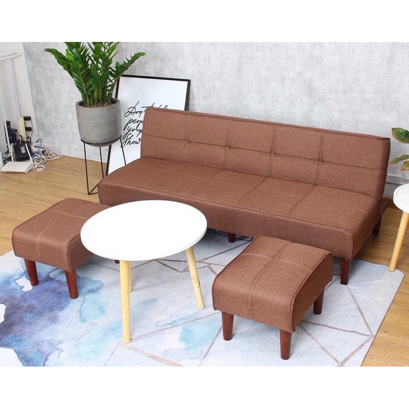 Siêu Sale Bàn Trà Sofa Mặt Tròn Trắng BT50M