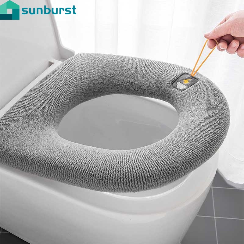 Tấm bọc bệ ngồi bồn cầu mềm mại co giãn có thể tái sử dụng tiện lợi