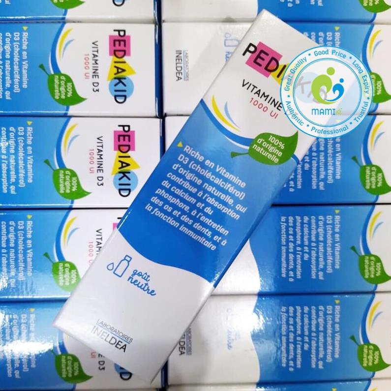 [GIÁ GỐC] Pediakid Vitamin D3 - Giải pháp cho trẻ còi xương -  Chai 20ml