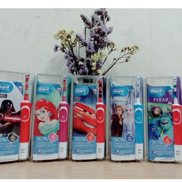 Bàn chải điện ORAL-B cho bé từ 3 tuổi 4 mẫu cho bé trai và bé gái