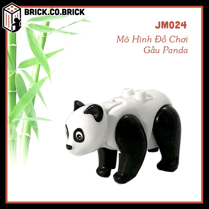 Mô Hình Đồ Chơi Động Vật Lắp Ráp Gấu Trúc Panda JM024