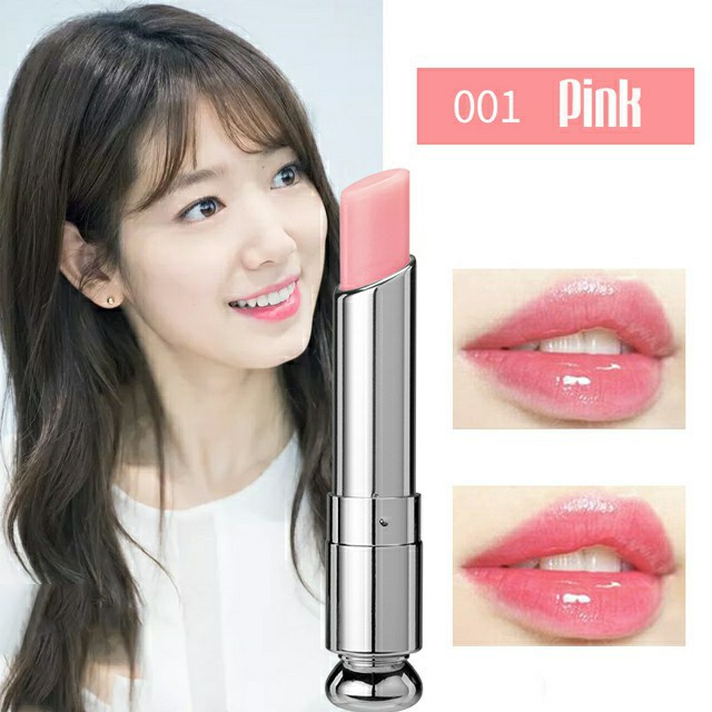 Son Dưỡng Dior 001 Pink Addict [Lỗi Nhẹ],Chạm Đầu Hoặc Loang Màu,Tặng Kèm 1 Túi Gấu Siêu Xinh.