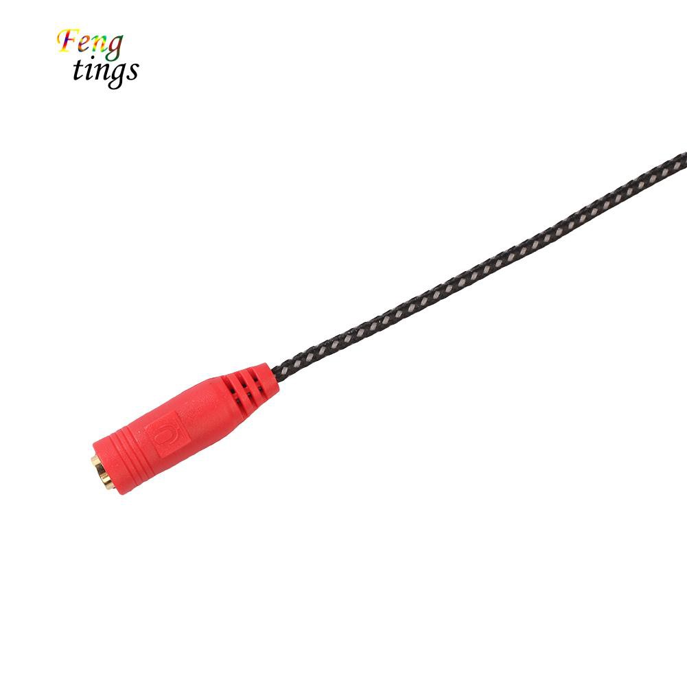 Dây chia đầu âm thanh chuẩn 3.5mm