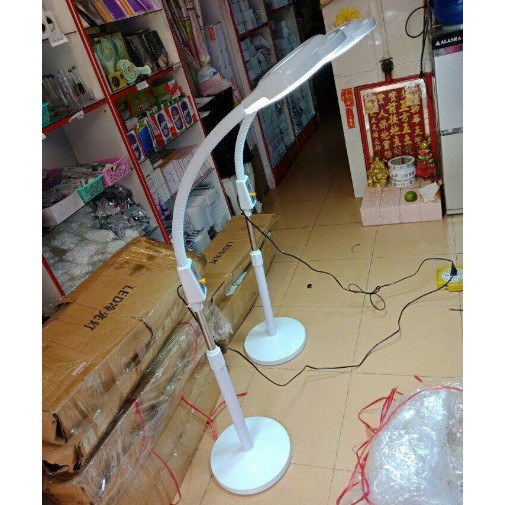 Đèn led spa nối mi phun xăm tích hợp 120 bóng led siêu sáng, đèn soi da phun xăm nối mi - đèn spa chân nặng, chân nhẹ