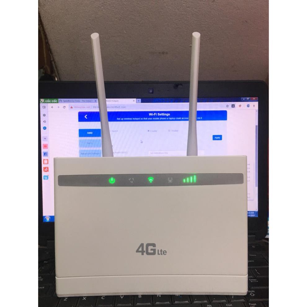 Modem Wifi 4G ZTE CP101 | 150Mbps | 32 user, 3 port LAN (đã kèm anten)