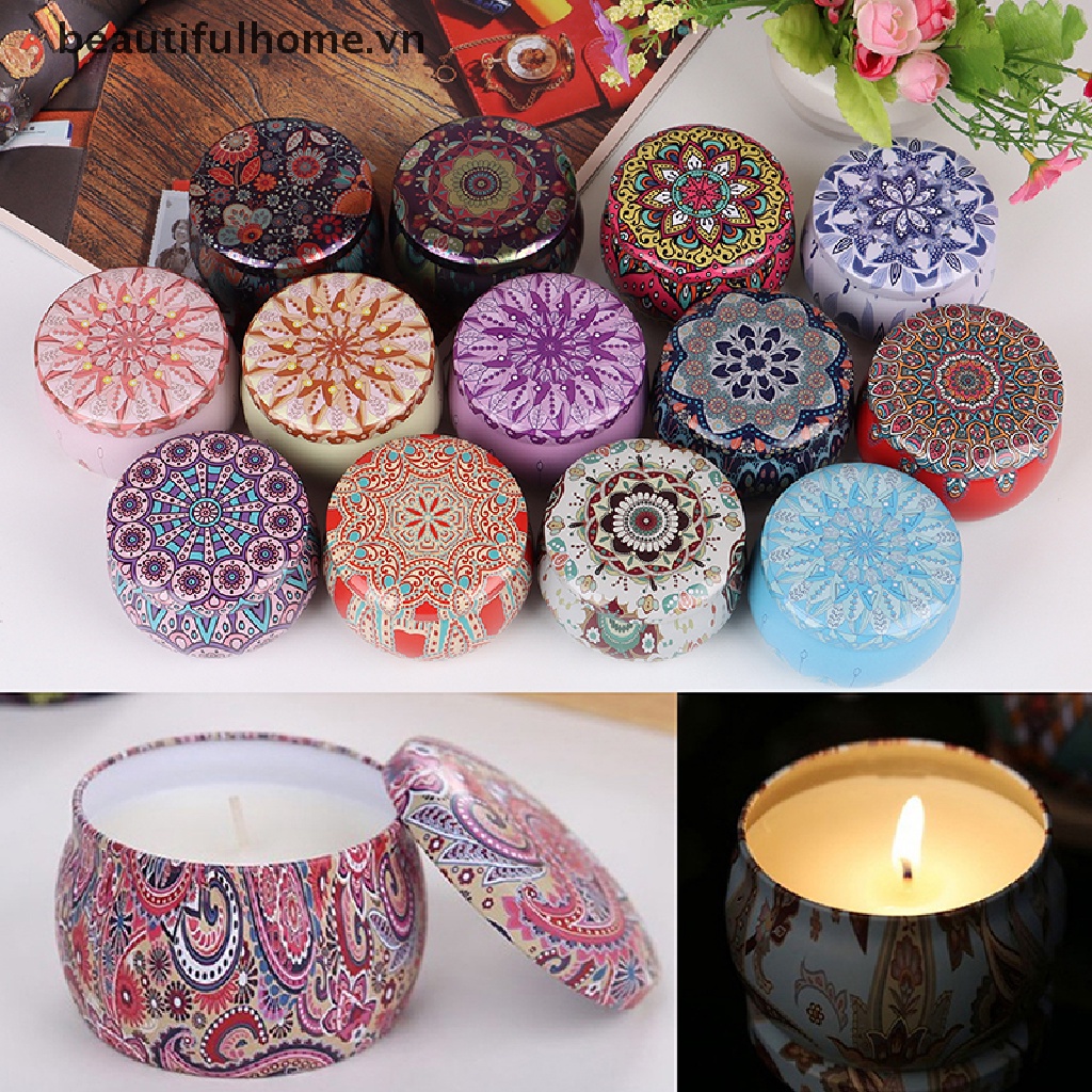 Hộp Nến Thơm Tự Nhiên Dành Cho Gia Đình