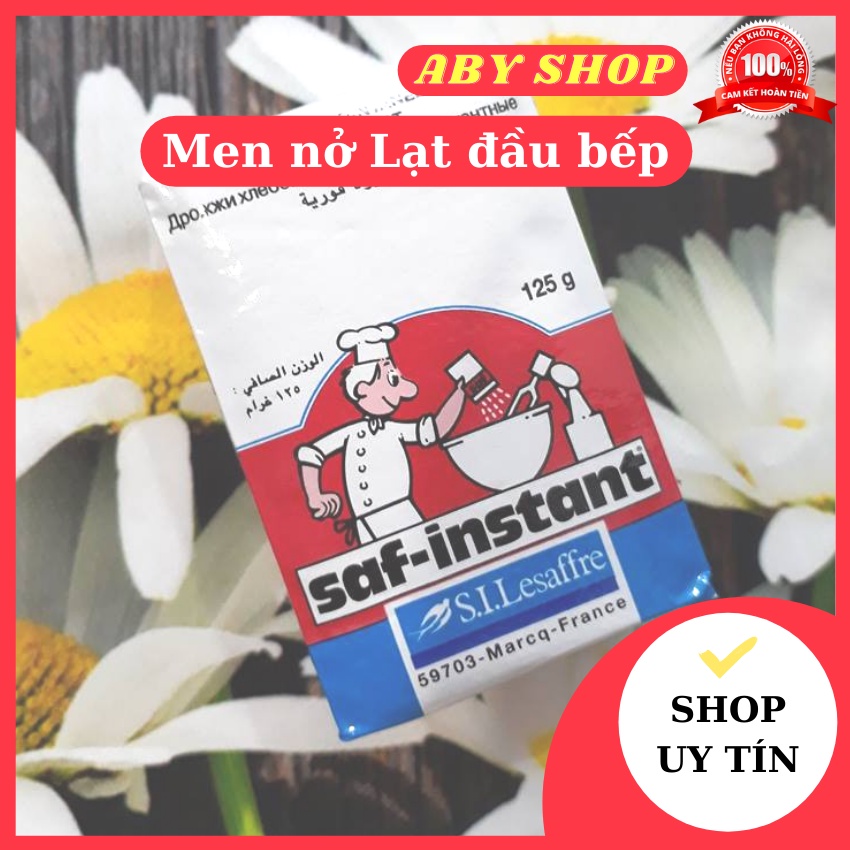 Men nở lạt đầu bếp ⚡ HÀNG LOẠI 1 ⚡ men saf instant làm cho bánh mì với 1 lần ủ nở